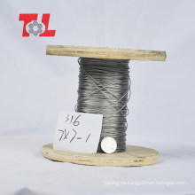 Precio de fábrica de alta calidad de la cuerda de alambre de acero inoxidable